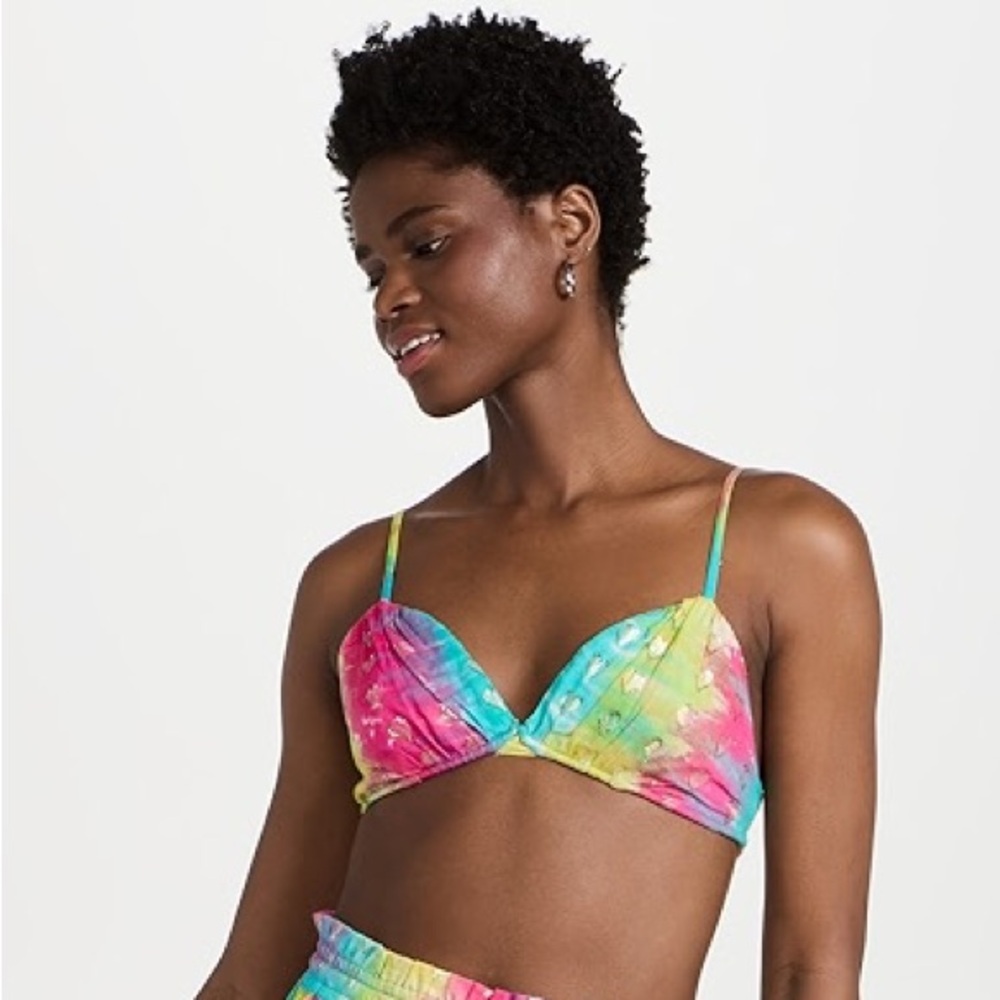 Saylor Tie Dye Wired Crop/Bra